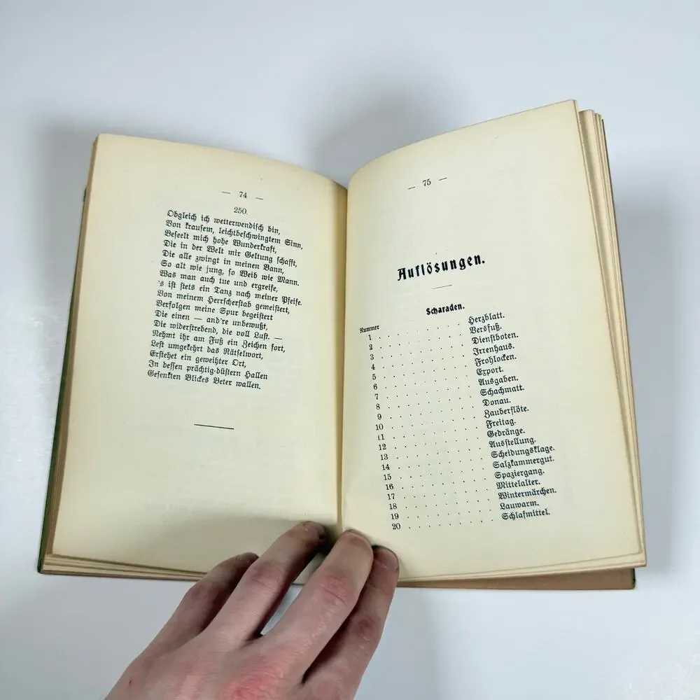 Headnuts Coll By Ida Hofmann 1911 Antique book German Language